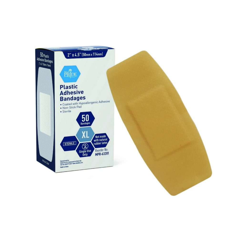 Plastic adhesive bandages universal pharmaceutical medical supply